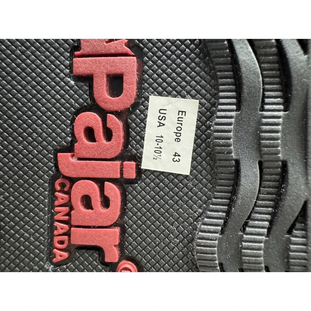 Pajar Tavin Winter Boots Mens 10-10.5 Black‎ Waterproof Leather Insulated